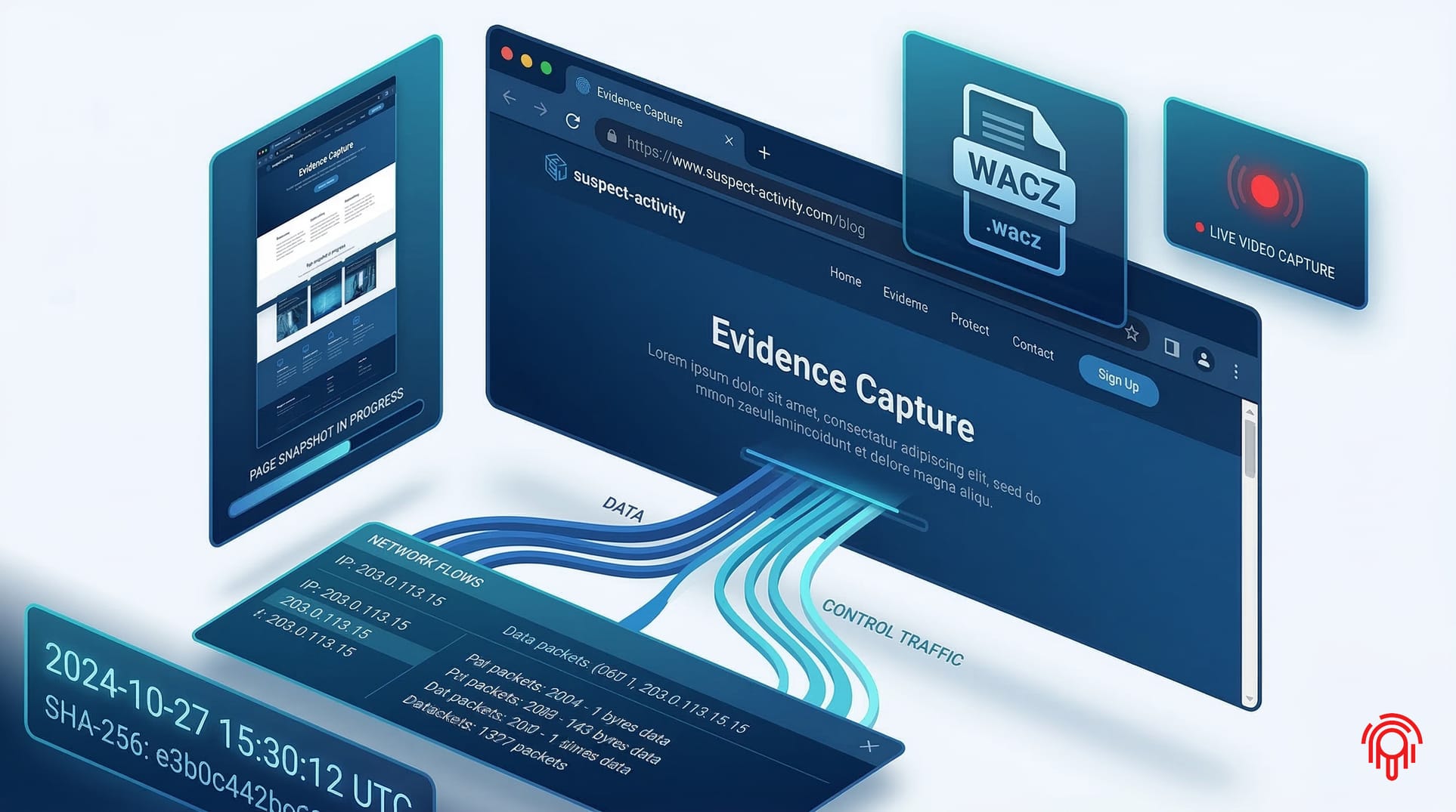 Panoramica acquisizione web forense C.E.R.T.O.