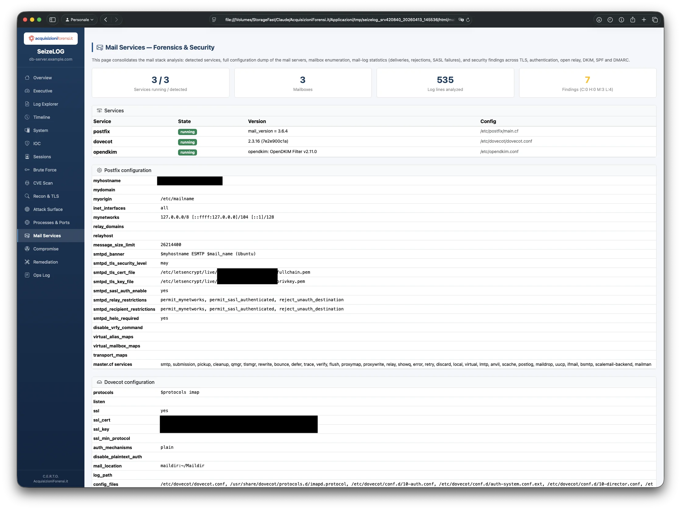 SeizeLOG Mail Services