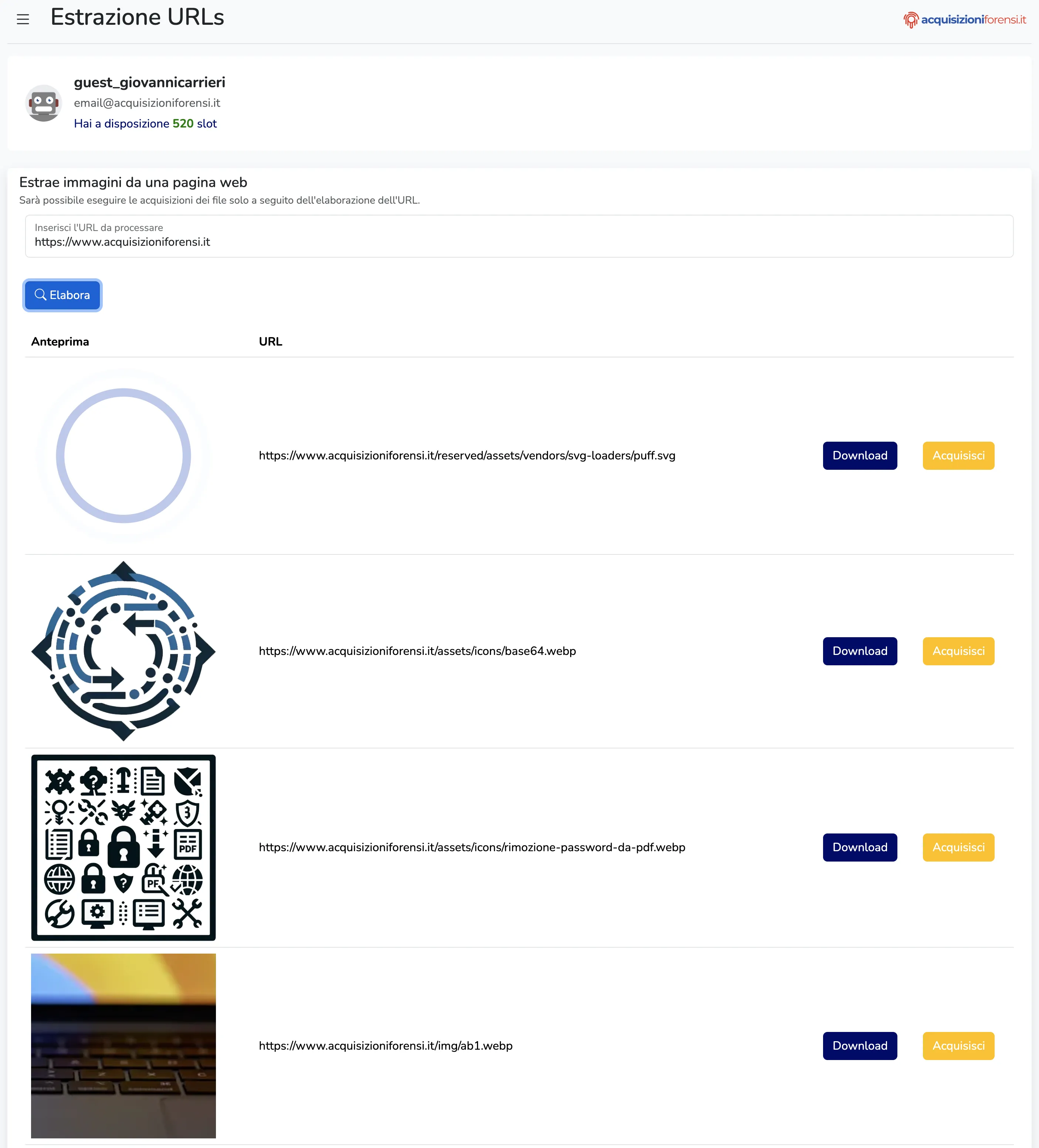 Step 2: Visualizza le Immagini